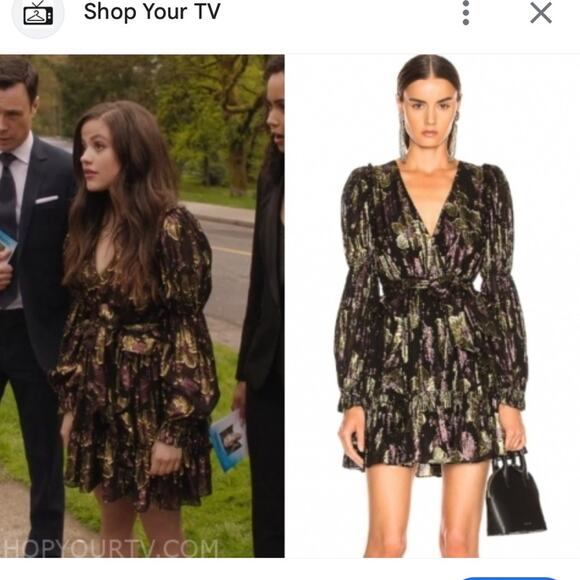 Ulla Johnson silk Ursa Fil Coupé Minidress size 4, NWT - Picture 9 of 9